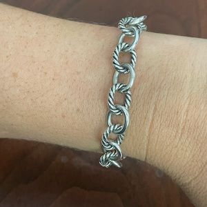 David Yurman oval link chain bracelet